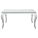 Carone - Rectangular Glass Top Dining Table - Simple Home Plus