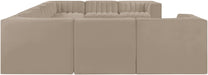 Rummi - Velvet Performance Fabric Upholstered 9 Piece Modular Sectional - Simple Home Plus