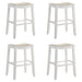 Iyani - Coastal Modern Wood Bar Height Kitchen Bar Stool - Simple Home Plus
