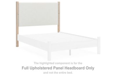 Cadmori - Full Upholstered Panel Headboard - Two-tone - Simple Home Plus