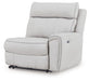 Social Pointe - RAF Zero Wall Power Recliner - Pearl / Ash - Simple Home Plus
