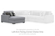 Bealton - LAF Corner Chaise - Salt And Pepper - Simple Home Plus