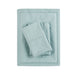 Twin Peached Percale Sheet Set - Aqua - Simple Home Plus