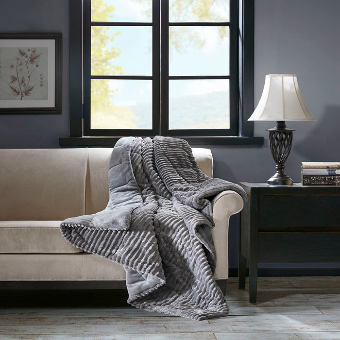 Parker - Throw - Gray - Simple Home Plus