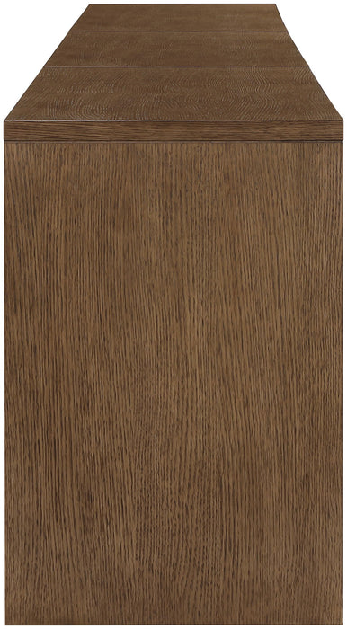 Avro - Solid Wood And Oak Veneer Desk - Simple Home Plus