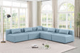Cube - 5 Piece Modular Corner Armless Sectional - Simple Home Plus