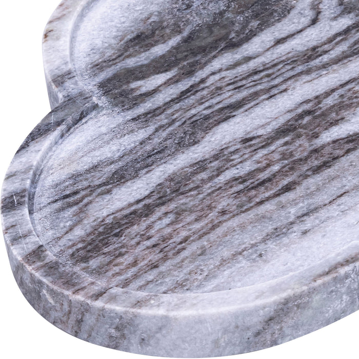 Rimini - Marble Clover Shaped Tray - Simple Home Plus