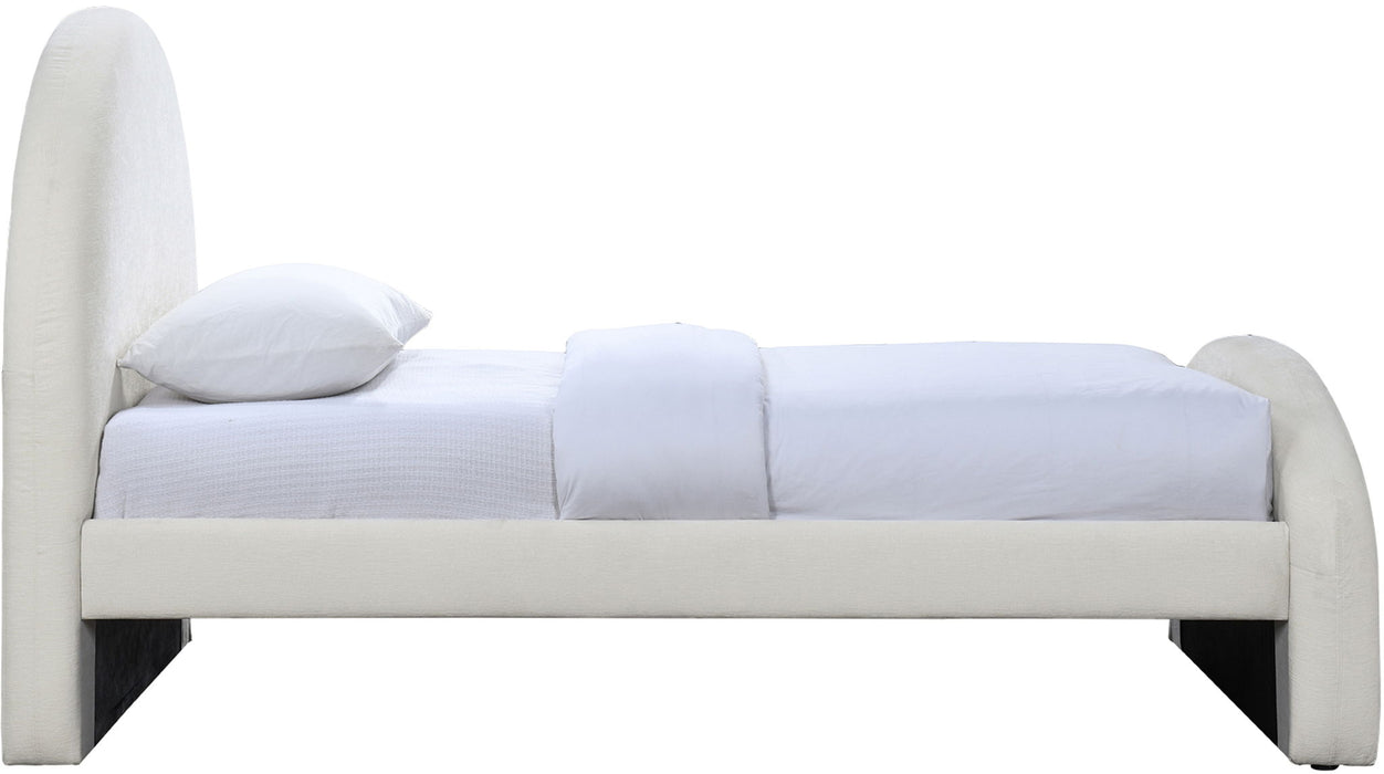 Andaz - Chenille Fabric Upholstered Bed - Simple Home Plus