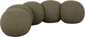 Apollo - Boucle Fabric Bench - Simple Home Plus