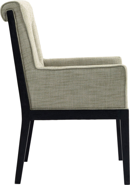 Gwendolyn - Dining Arm Chair With Black Frame - Simple Home Plus