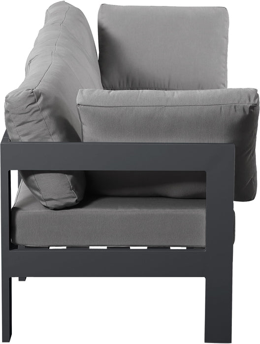 Nizuc - Outdoor Patio 3 Seat Modular Sofa With Gray Frame - Simple Home Plus