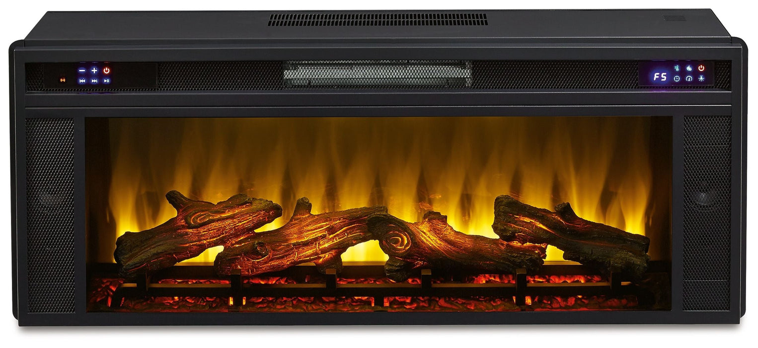 Entertainment Accessories - Black - Fireplace Insert - Rectangular - Simple Home Plus