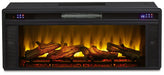Entertainment Accessories - Black - Fireplace Insert - Rectangular - Simple Home Plus