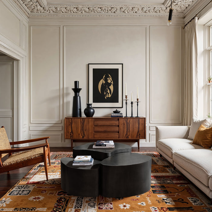 Banyan - Iron Coffee Table - Simple Home Plus
