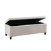 Shandra - Tufted Top Storage Bench - Natural - Simple Home Plus