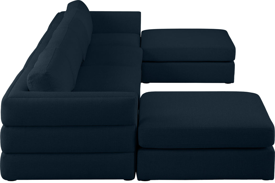 Beckham - 6 Piece Double Chaise Modular Sectional - Simple Home Plus