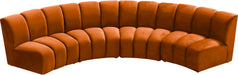 Infinity - 4 Piece Velvet Modular Sectional - Simple Home Plus
