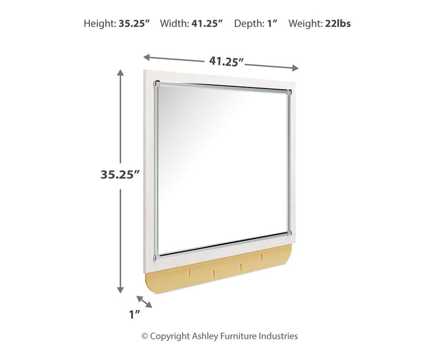 Altyra - Bedroom Mirror - White - Simple Home Plus
