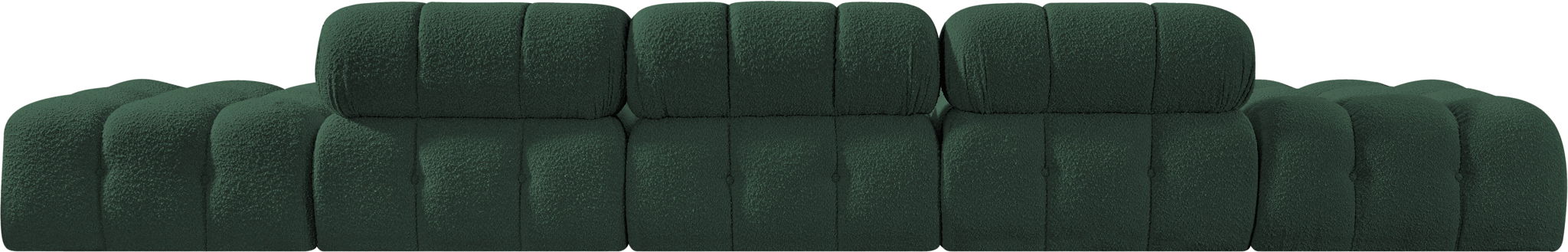 Ames - 5 Piece Boucle Upholstered Modular Sofa With 2 Armless Seats - Simple Home Plus