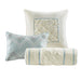 Laurel - California King 7 Piece Tufted Comforter Set - Seafoam - Simple Home Plus