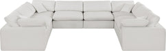 Comfy - 8 Piece Linen Modular Sectional - Simple Home Plus