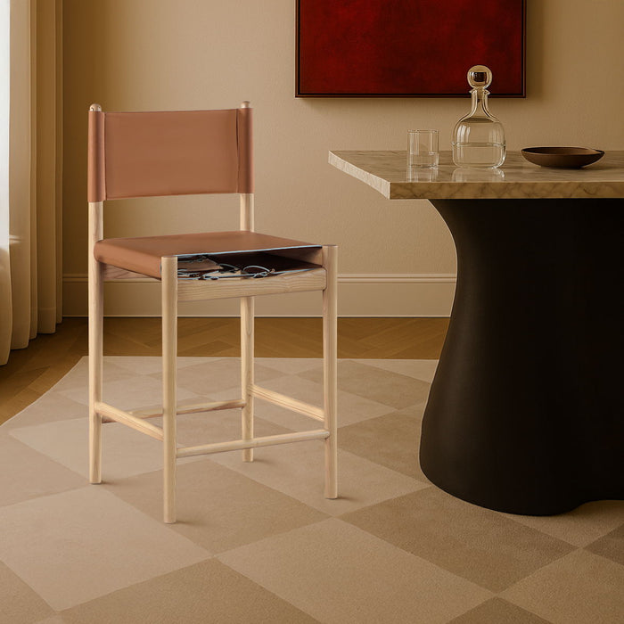 Rawlins - Counter Stool - Natural Frame - Simple Home Plus