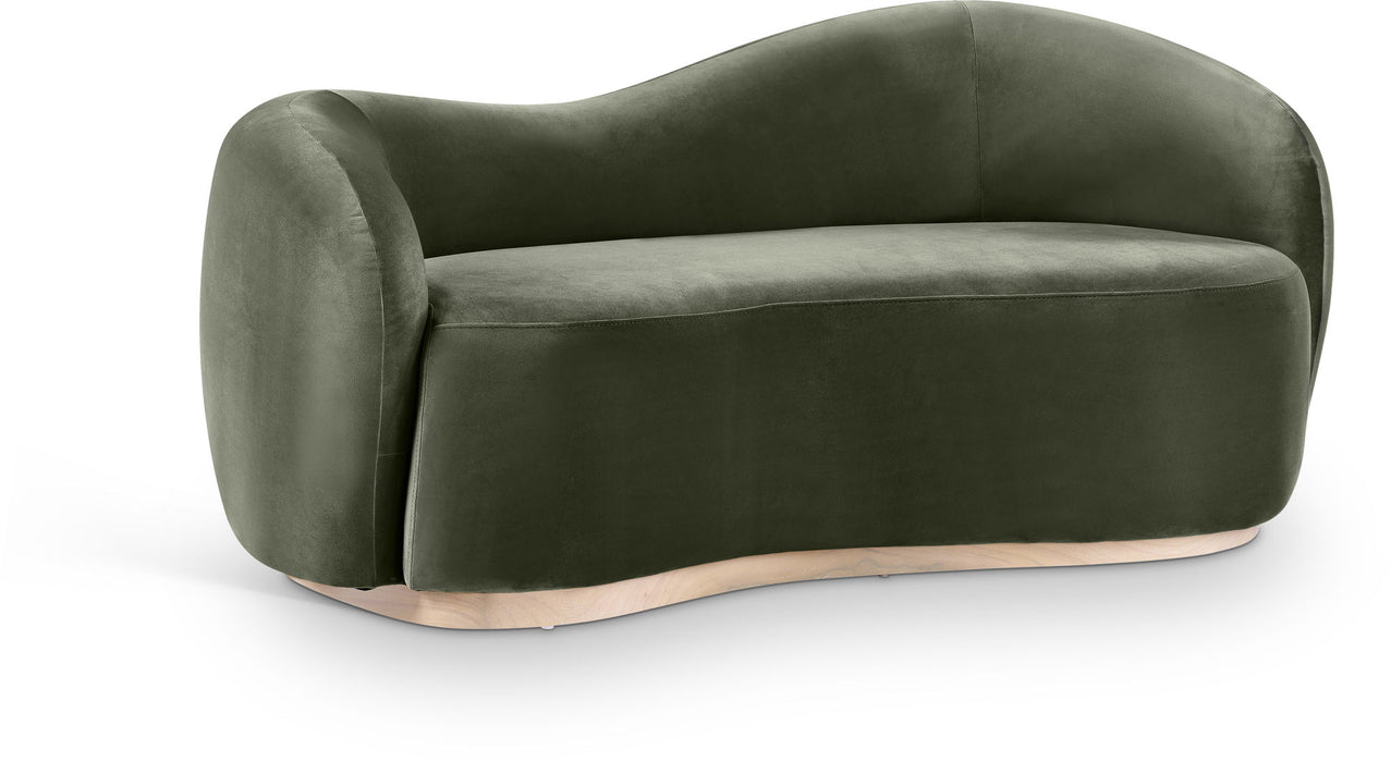 Gustavo - Velvet Upholstered Loveseat - Simple Home Plus