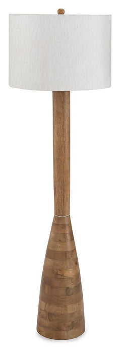 Ailsa - Natural Brown - Wood Floor Lamp - Simple Home Plus