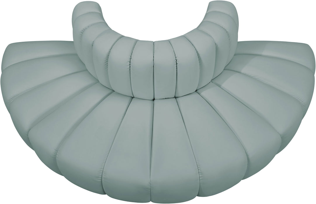 Arc - Faux Leather 4 Piece Modular Sofa - Simple Home Plus