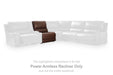 DeepWakes - Power Armless Recliner With Adjustable Headrest - Canyon - Simple Home Plus