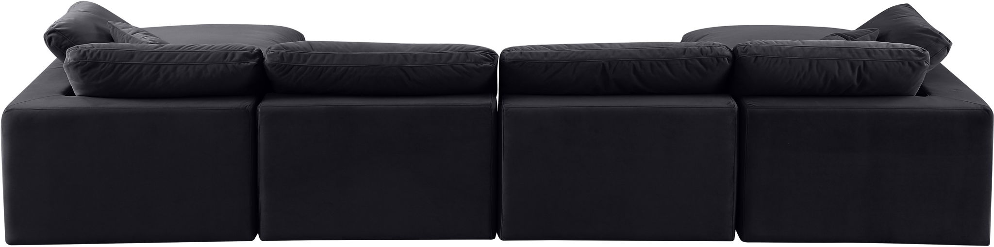 Comfy - 6 Piece Velvet Modular Double Chaise Sectional - Simple Home Plus