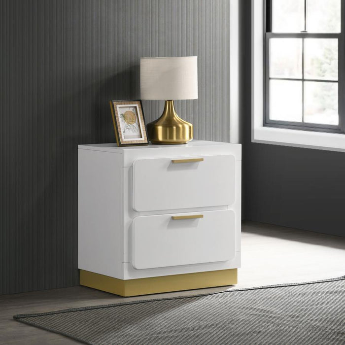 Caraway - 2-Drawer Nightstand - Simple Home Plus