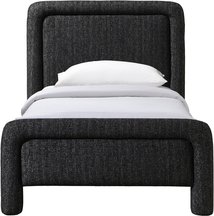 Baylor - Fabric With Interwoven Chenille Upholstered Bed