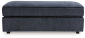 Albar Place - Cobalt - Oversized Accent Ottoman - Simple Home Plus