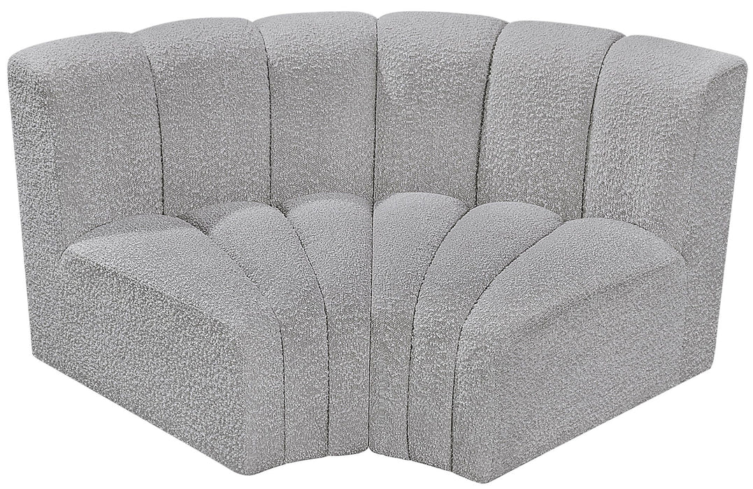 Arc - Boucle Fabric 2 Piece Modular Sofa - Simple Home Plus