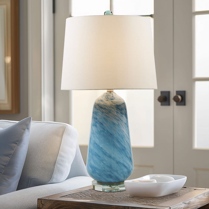 Aquaviva - Confetti Glass Table Lamp - Blue - Simple Home Plus