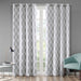 Blakesly - Printed Ikat Blackout Panel - Gray - Simple Home Plus