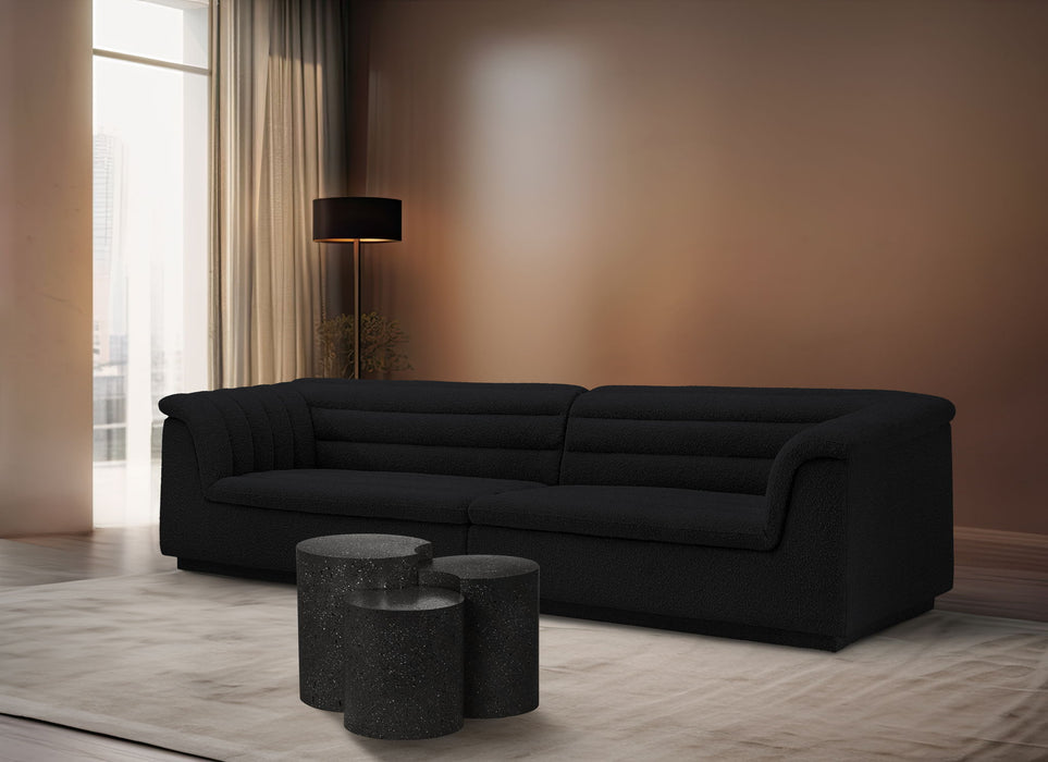 Dimple - 20" 3 Piece Modular End Table - Terazzo Finish - Simple Home Plus