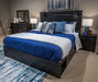 Hollivern - Queen/King Side Storage With Rails - Dark Gray - Simple Home Plus