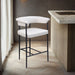Malin - Faux Leather Counter Stool (Set of 2) - Simple Home Plus