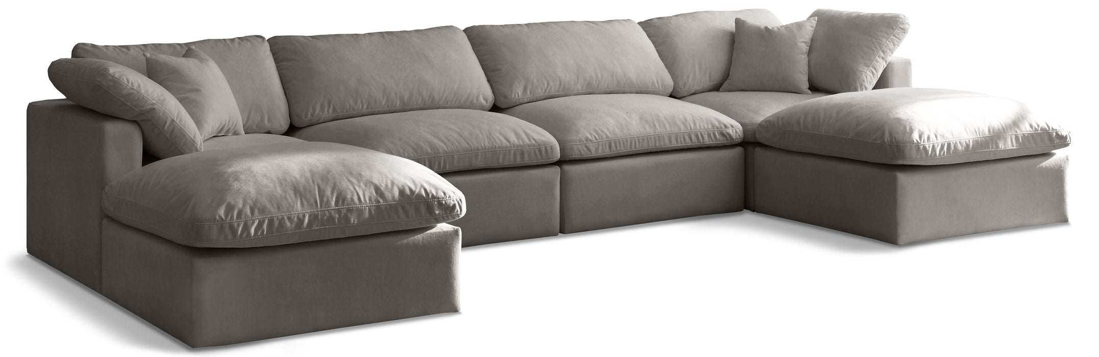 Plush - 6 Piece Modular Sectional - Simple Home Plus