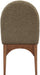 Waldorf - Boucle Dining Side Chair With Brown Legs - Simple Home Plus