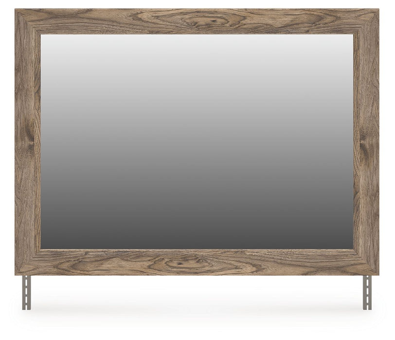 Rusticott - Brown - Bedroom Mirror - Simple Home Plus