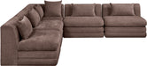 Stellar - 5 Piece Upholstered Modular Sectional - Simple Home Plus
