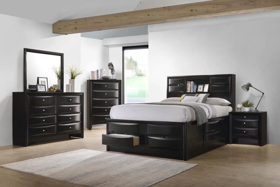 Briana - Wood Storage Bookcase Bed - Simple Home Plus