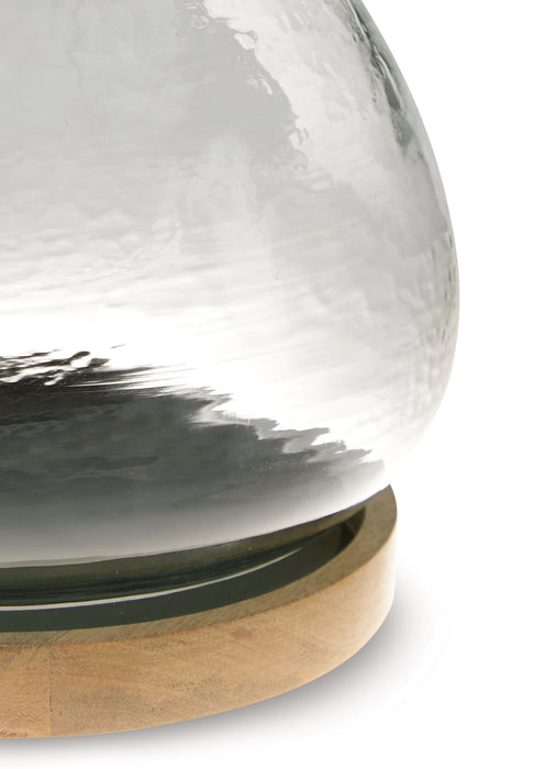 Adalisen - Clear / Brown - Candle Holder - Simple Home Plus