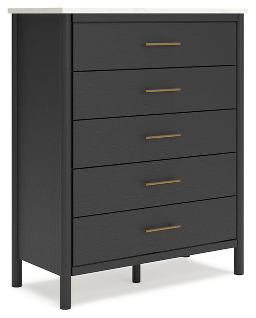 Cadmori - Five Drawer Wide Chest - Simple Home Plus