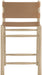 Santos - Upholstered Counter Stool With Stained Natural Base - Simple Home Plus