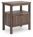 Pamytta - Brown - One Drawer Night Stand - Simple Home Plus