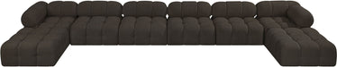 Ames - 8 Piece Fabric Modular Sectional - Simple Home Plus